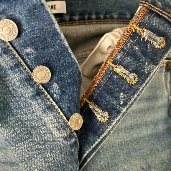ReDone NWOT 90s High Rise Loose Fit Button Fly Jeans SZ 27 - Picture 6 of 10